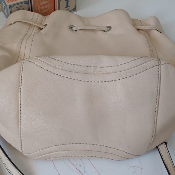 J Crew leather tassel drawstring bag - Picture 3 of 4